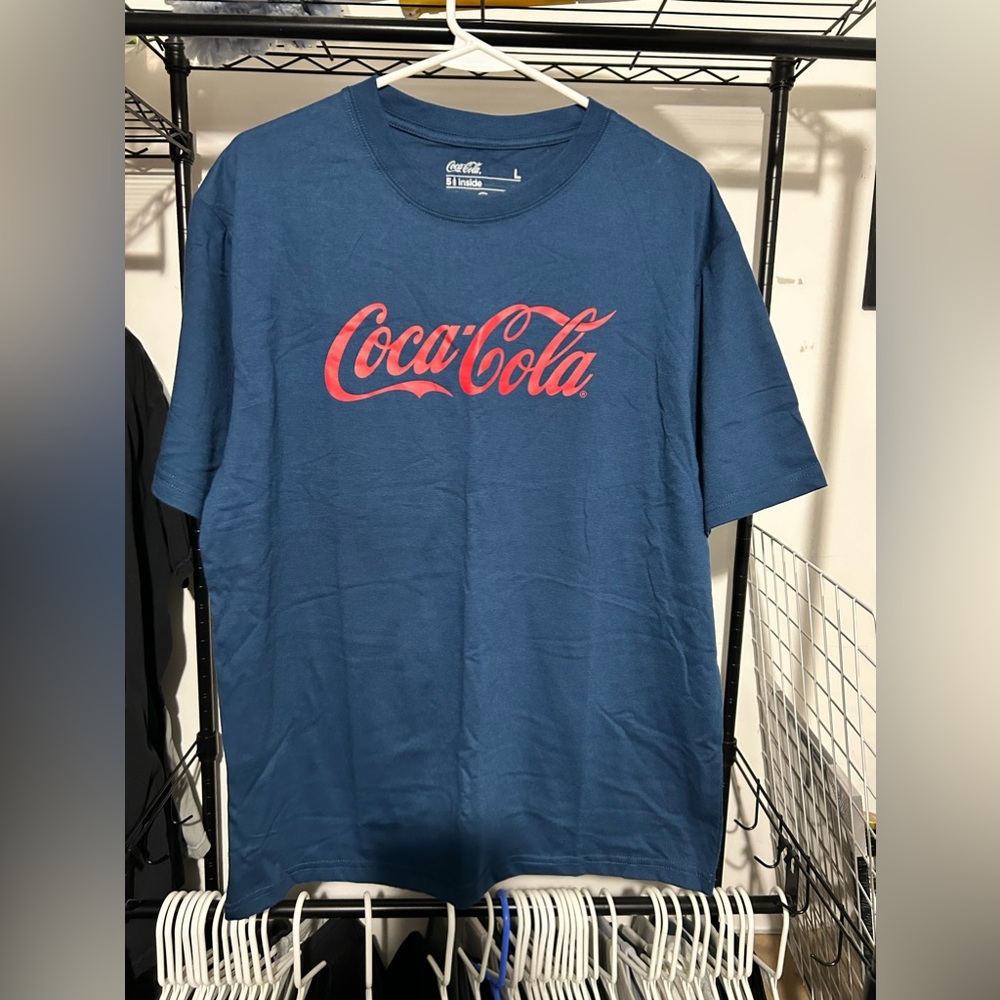 Coca Cola Dark Blue Tee Large